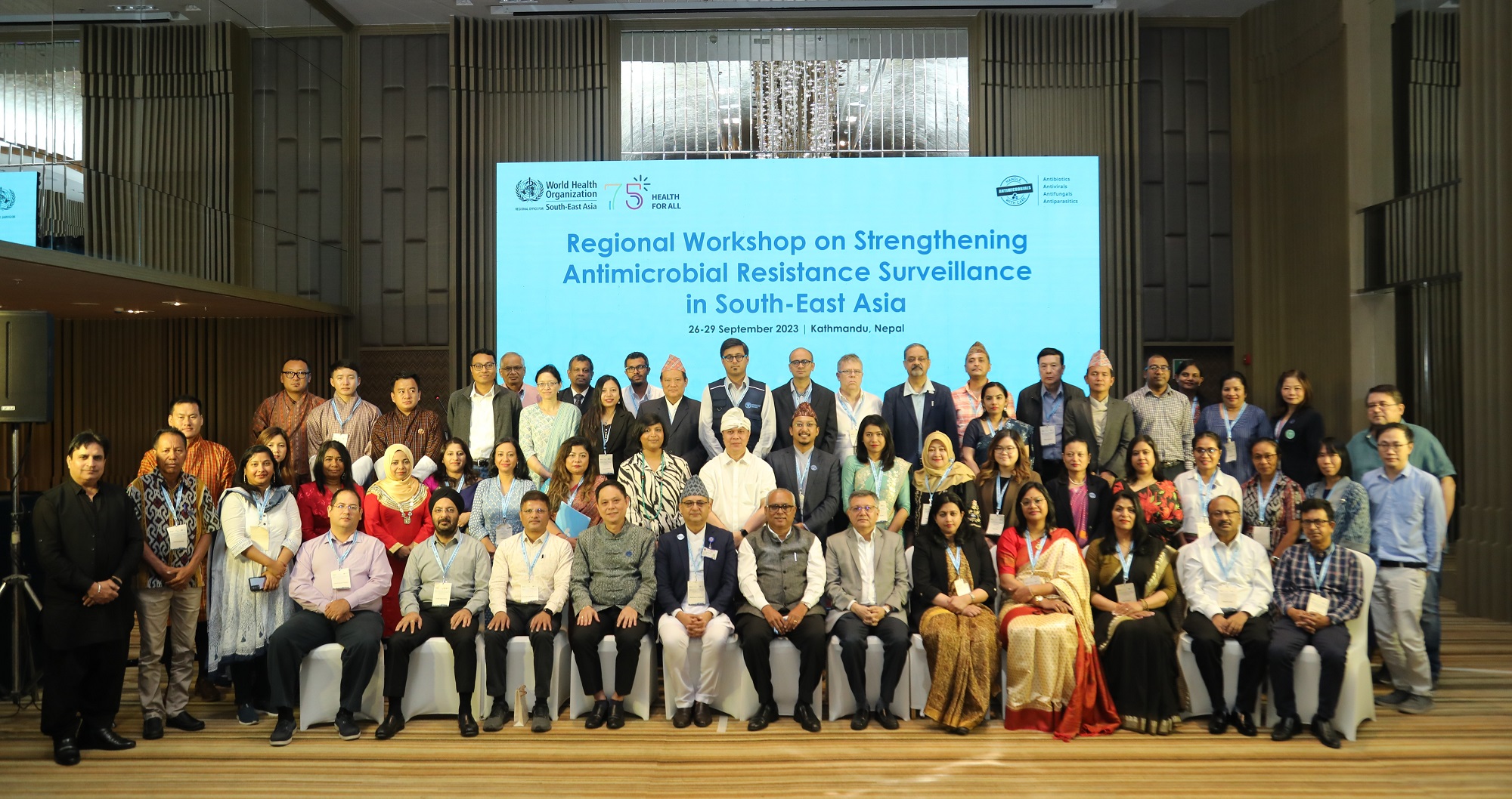 Group Photo_Regional Workshop on Strengthening AMR Surveillance in WHO South-East Asia Region_1_IMG_3622
