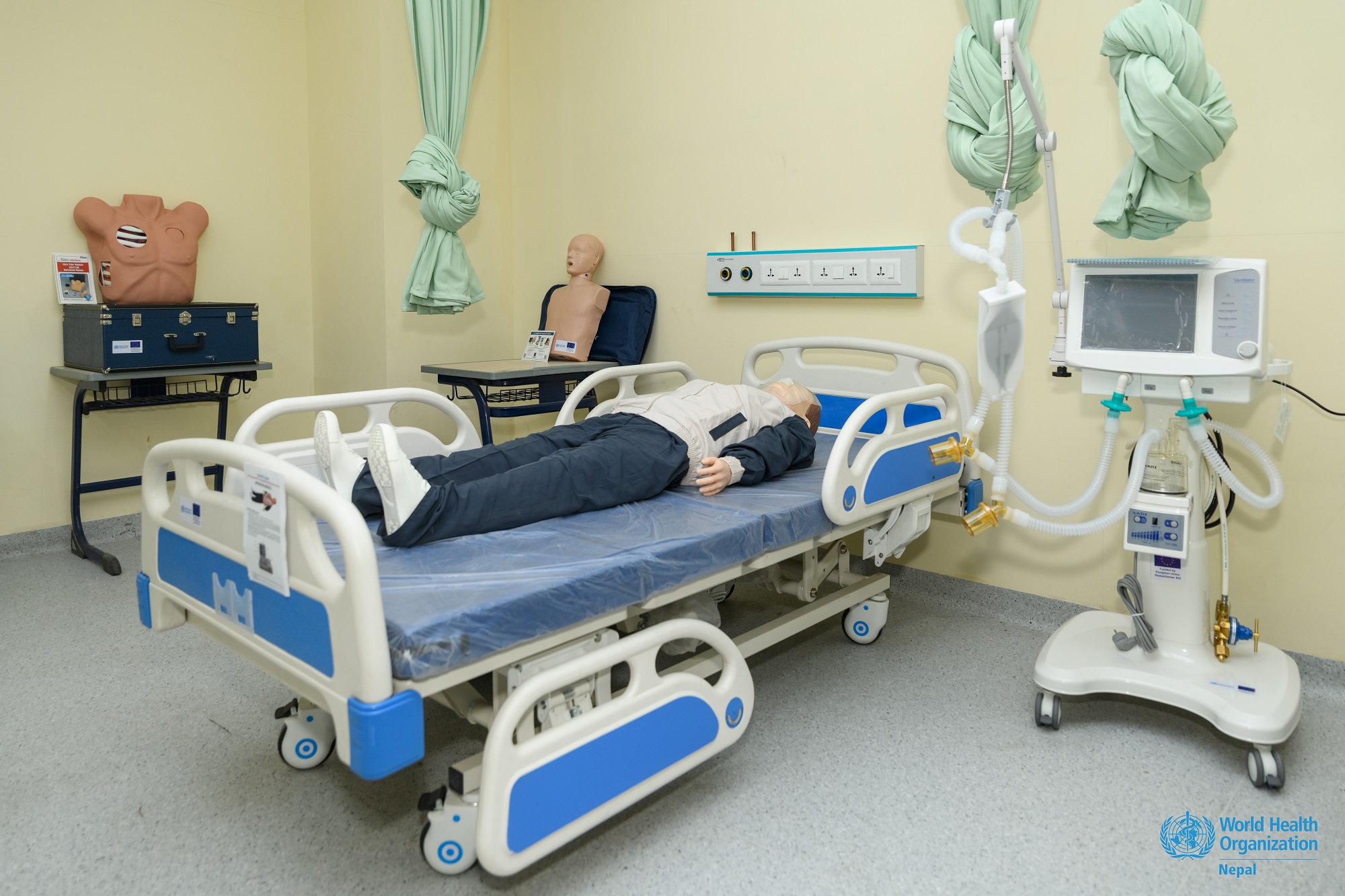 A glimpse of the Skills Lab Equipment at COVID-19 Unified Central Hospital, Kathmandu, Bagmati Province_2