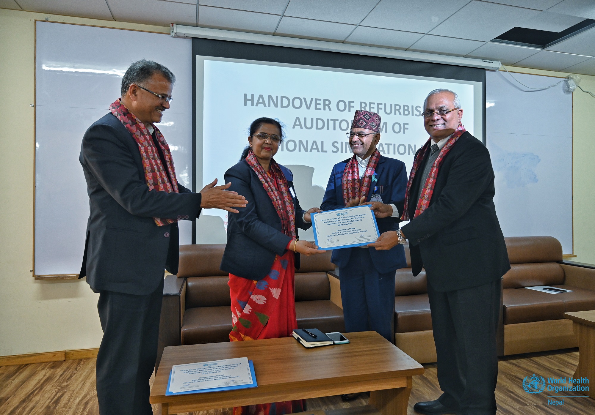 Refurbished auditorium hall of the National Simulation Lab_Handover_1_DSC_4850