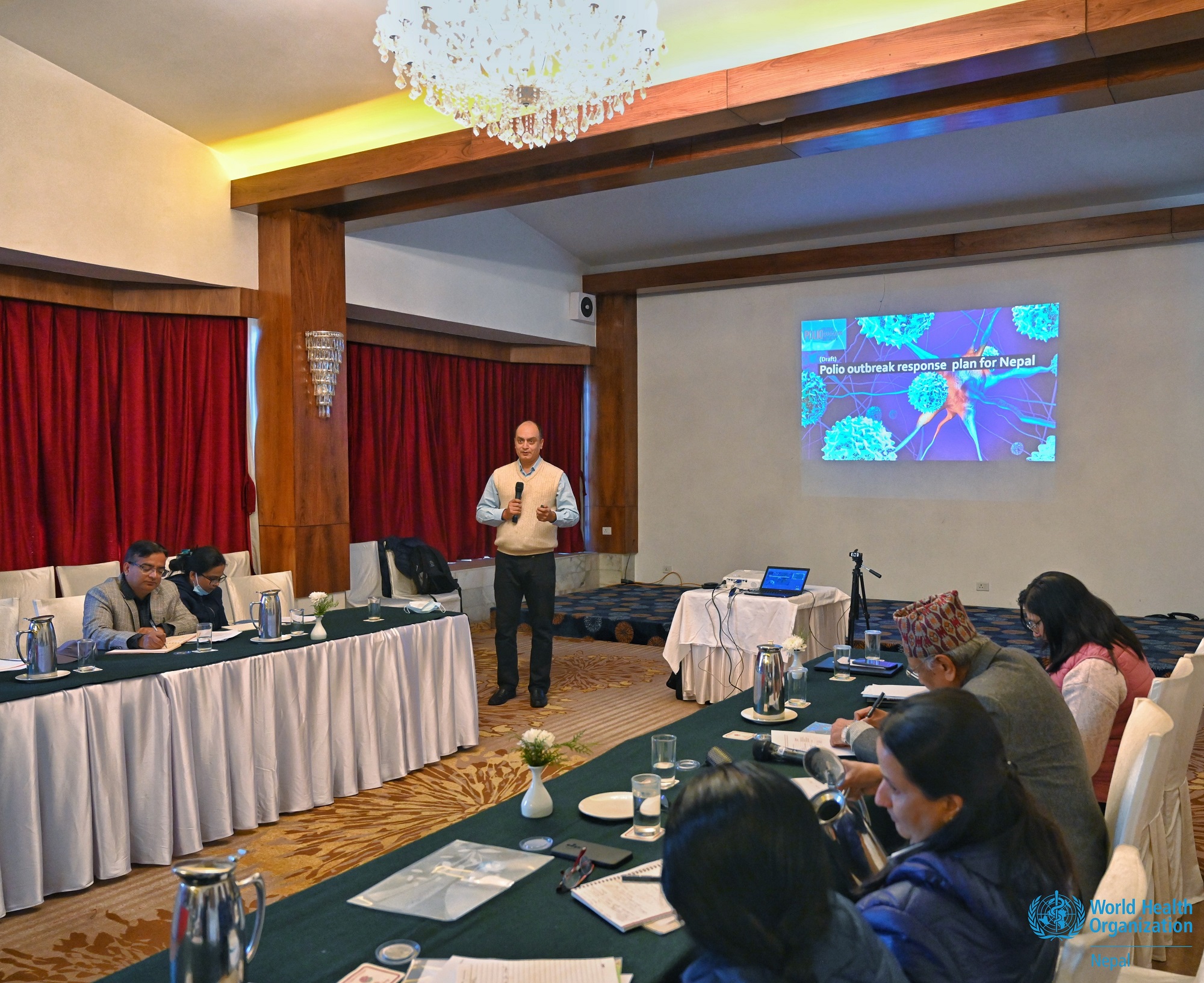 Dr Nirmal Kumar Jha_1_High-Level Consultative Meeting held to finalize Polio Transition Plan and Polio Outbreak Response Plan for Nepal