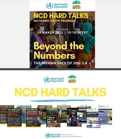 NCD Hard Talks Webinar: Beyond the numbers, the human face of SDG 3.4: Presentation slides