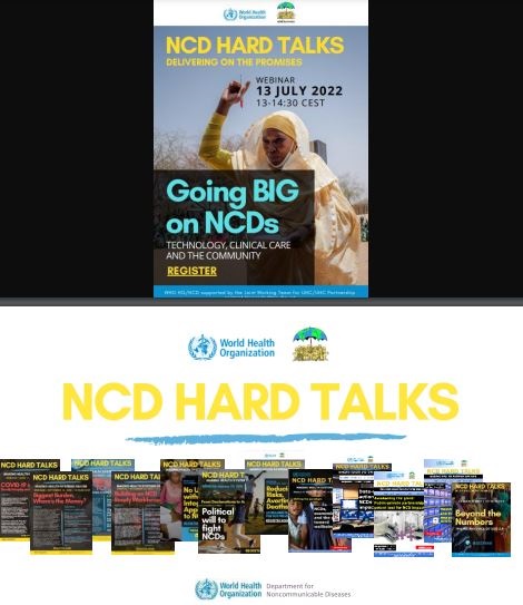 NCD Hard Talks Webinar: Delivering the promises Going big on NCDs: Presentation slides
