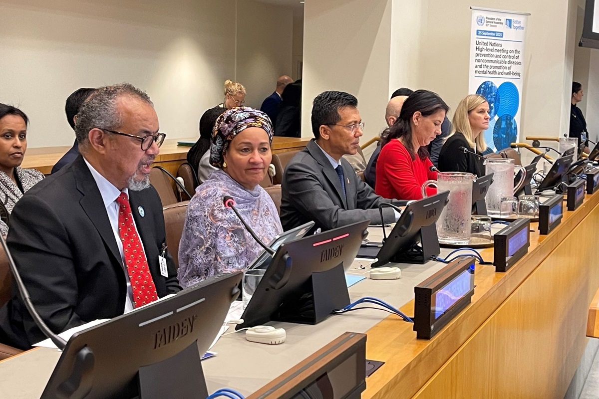 World leaders show strong support for political declaration on noncommunicable diseases and mental health