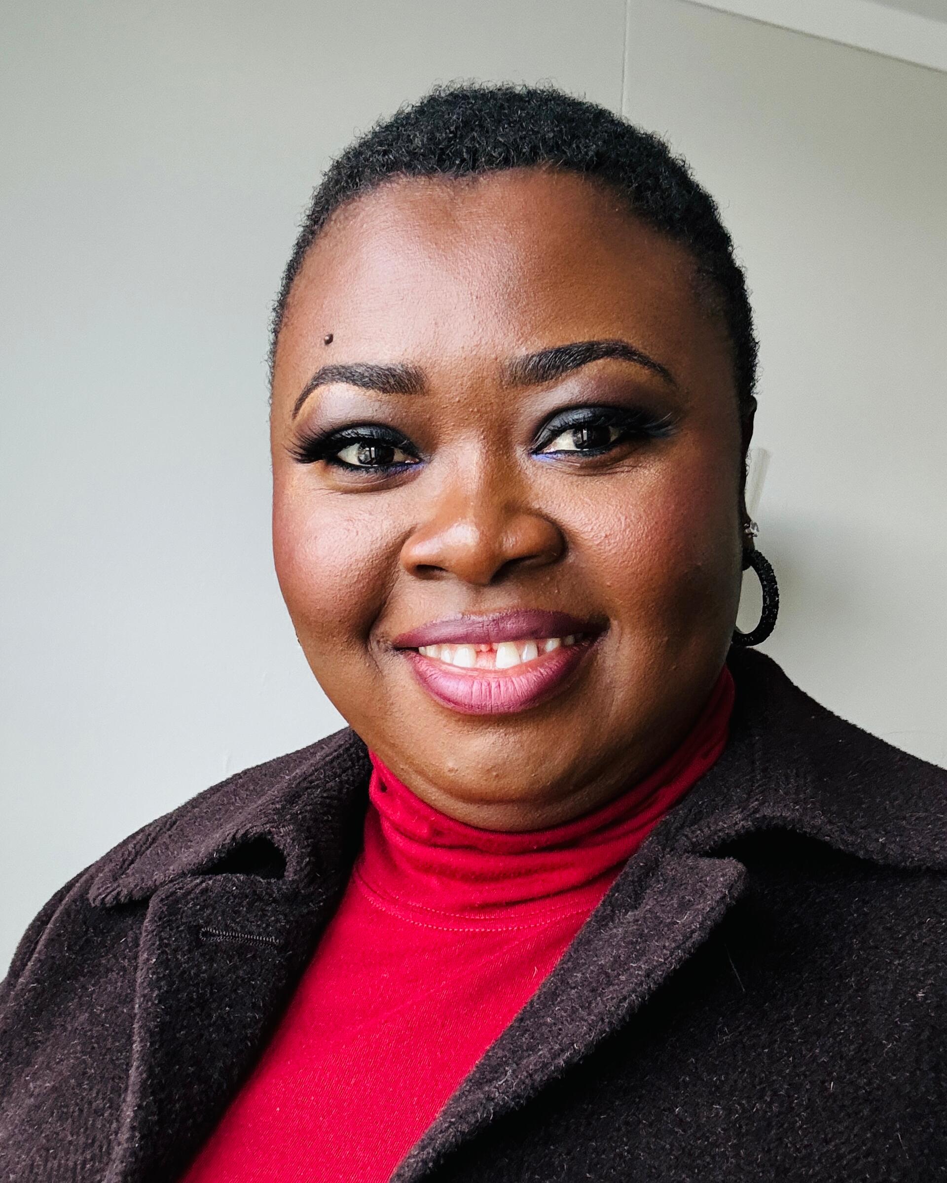 Portrait photo of a woman.