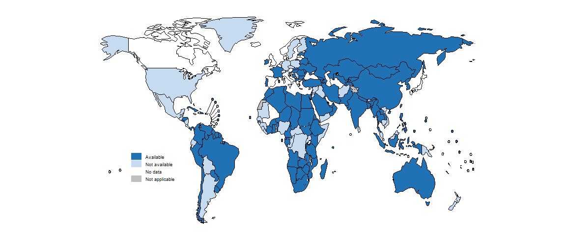 fig_5-2-7a-1 Map for social protection - Free access to TB diagnosis