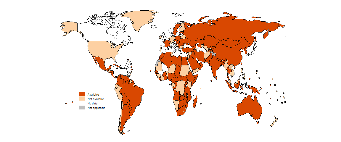 fig_5-2-8d-1 Map for social protection - No restriction on access to congregate settings