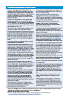 Thumbnail image of the top findings box from global TB report 2025