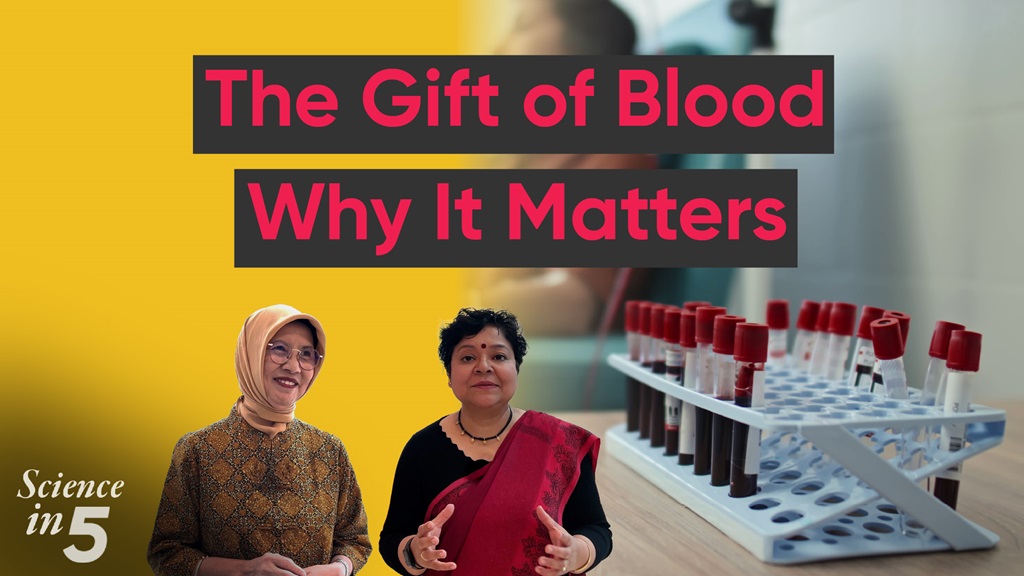 Science in 5 podcast: The gift of blood – why it matters