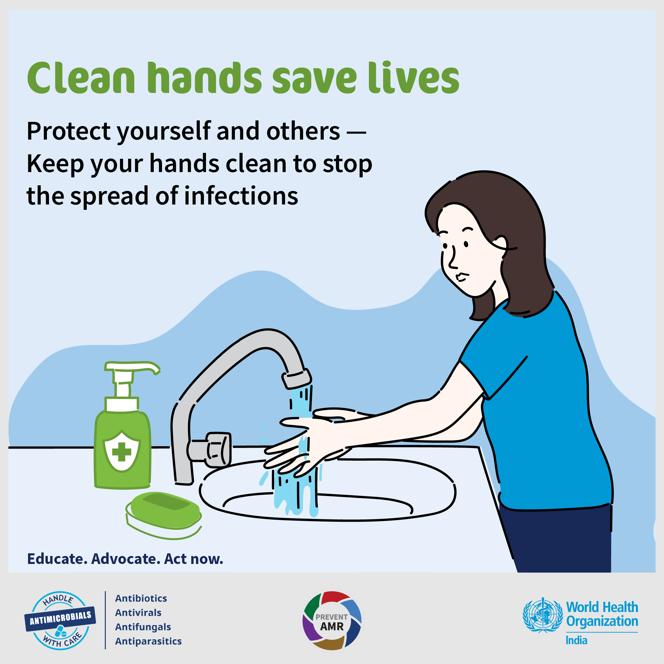 Protect your hands and others social media tile