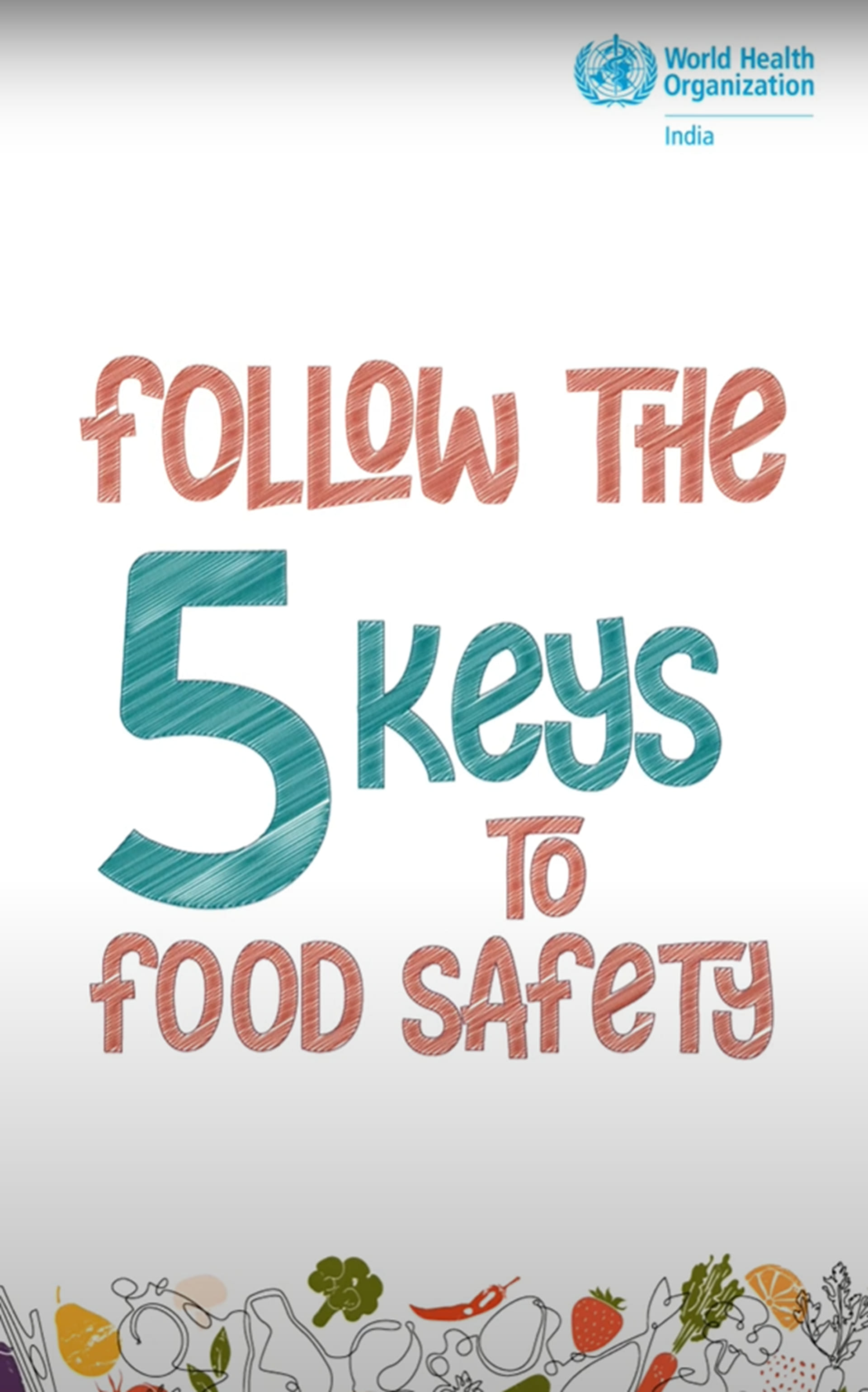 follow the 5 keys to food safety