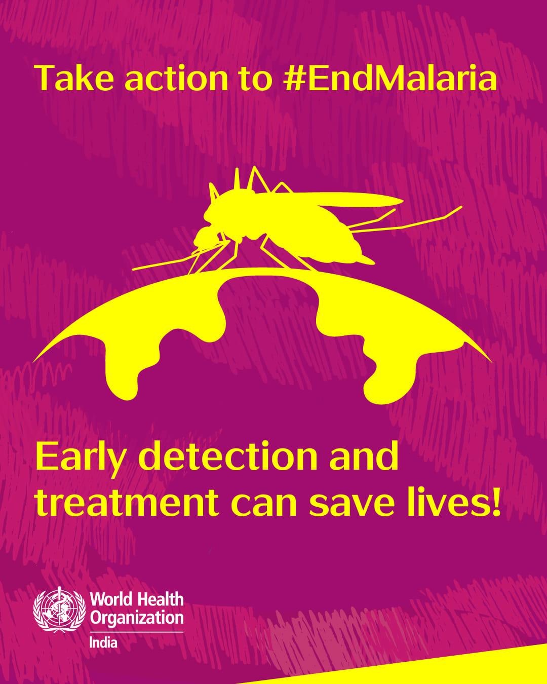 Take action to #EndMalaria. Early detection and treatment can save lives!