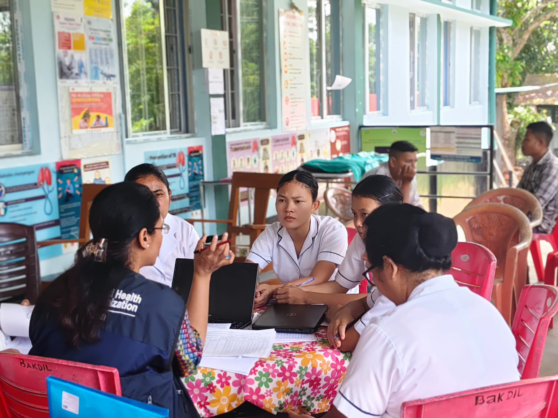 A routine immunization orientation and microplan review workshop was held at Gabil Primary Health Centre, Resubelpara block