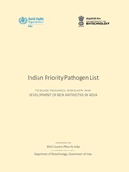 thumbnail image for Indian Priority Pathogen List