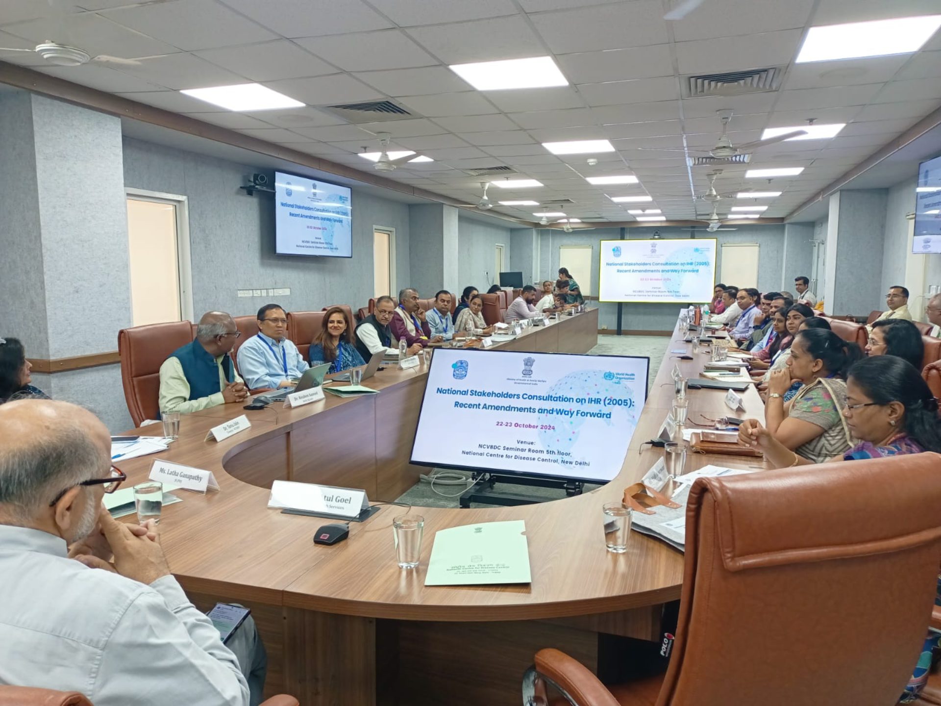 National Consultation with IHR stakeholders on October 22-23, 2024, at NCDC, Delhi