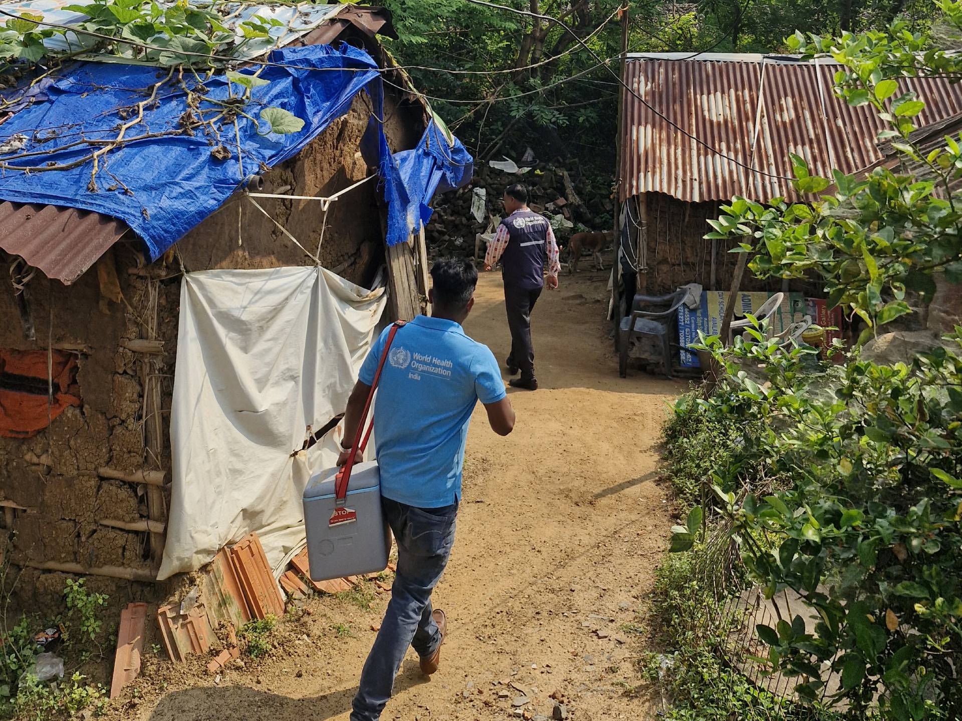 WHO National Public Health Support Network (WHO-NPSN) personnel supported the district health department in conducting street survey