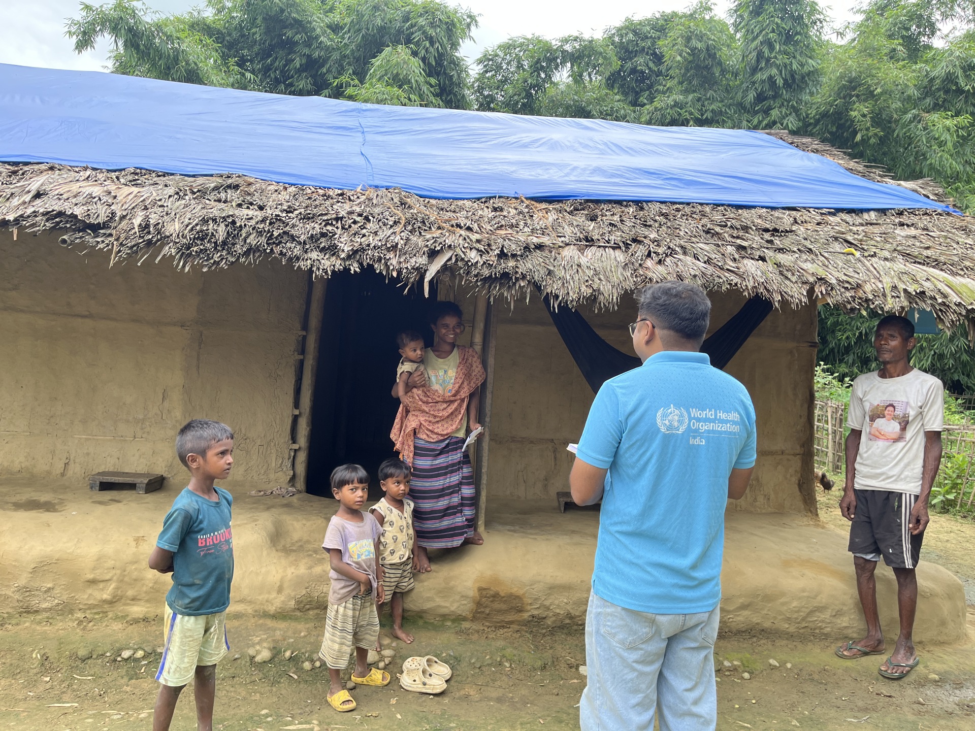 WHO rapid response personnel identified three drop-out children