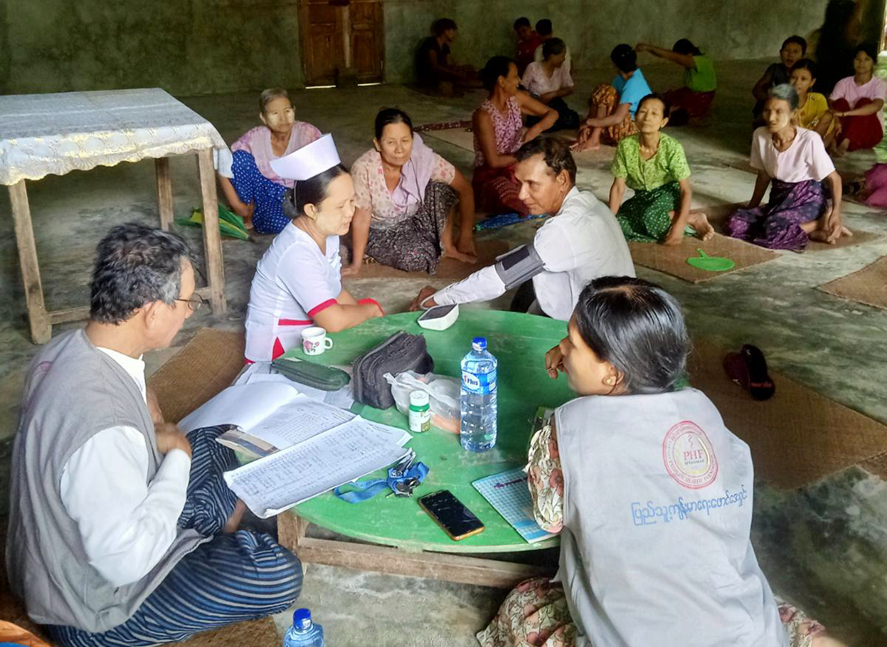 Volunteers refer patients to basic health staff for continuation and adherence of NCD treatment