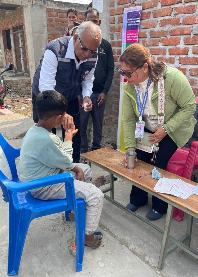 Mass Drug Administration campaign for lymphatic filariasis launched in Lumbini province, Nepal
