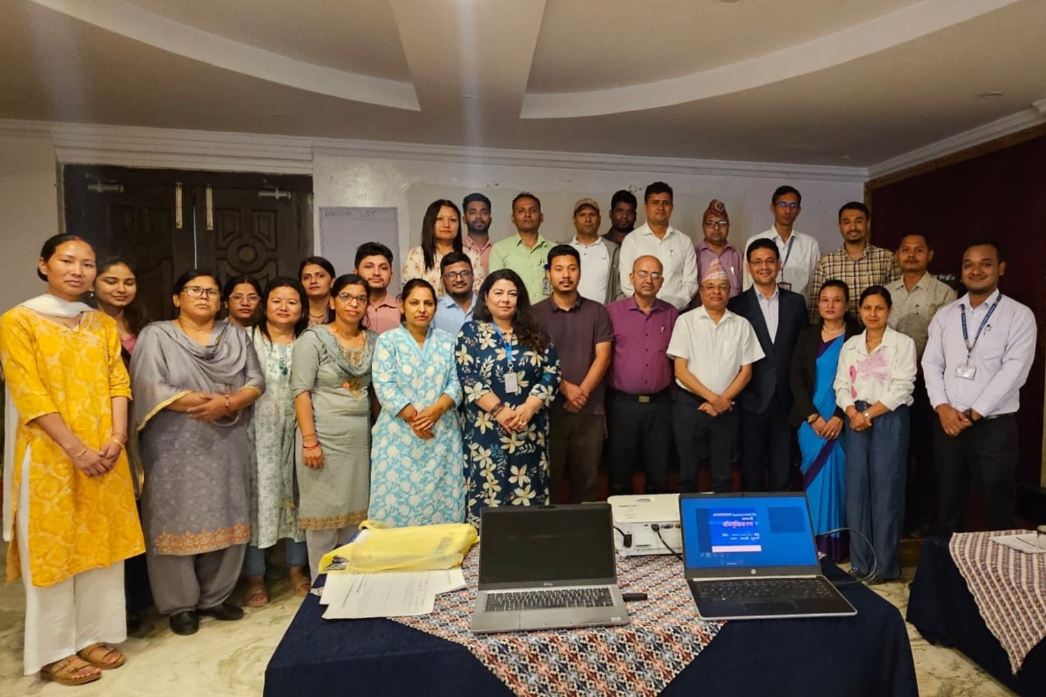 A groupp photo of the articipants WHO and MoHP launch provincial trainings to institutionalize Antimicrobial Stewardship across Nepal’s hospitals in Dhangadhi, Sudurpashchim province