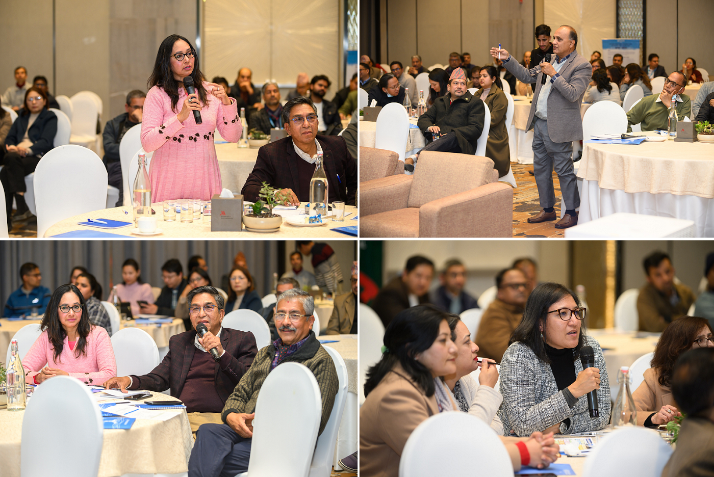 Participants discussing strategies to address challenges and enhance coverage to ensure the campaign's success at the programme.