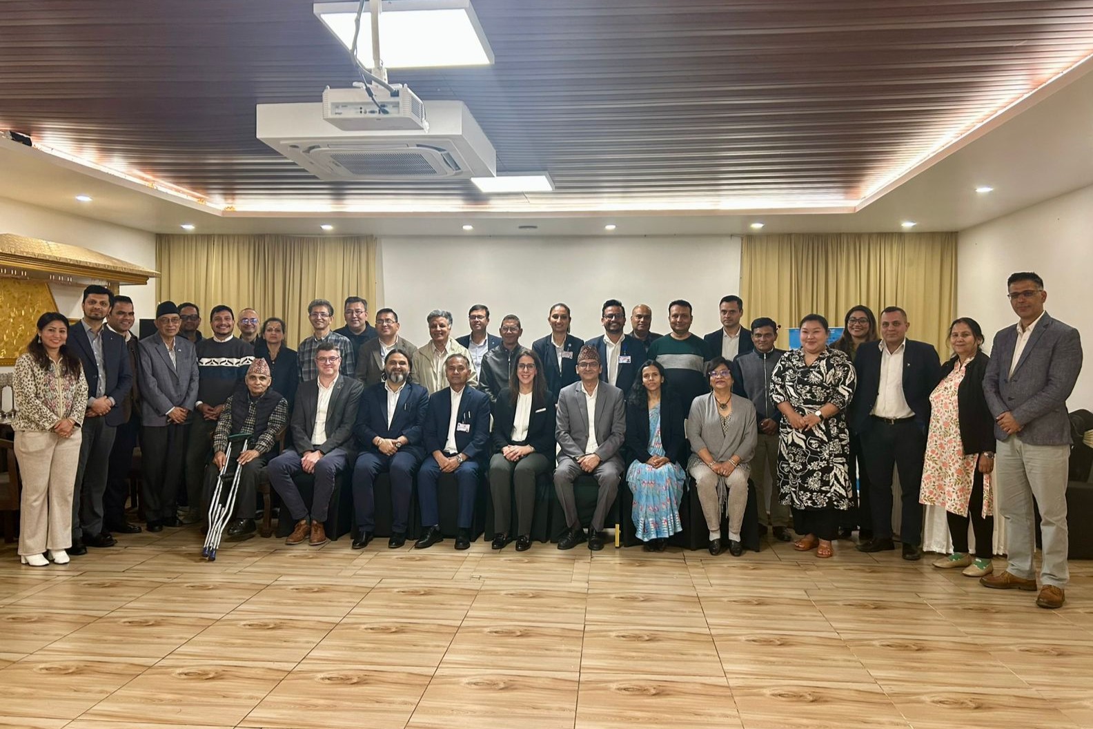 A group photo of national stakeholders gathered to validate findings from the review of Nepal’s National HIV Strategic Plan
