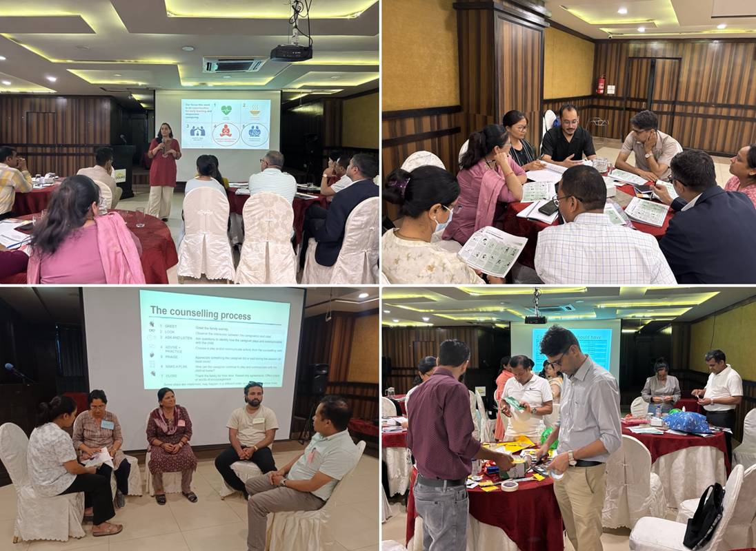 Participants actively engaged in both theoretical and practical sessions of the Child Development Course in Bagmati Province, Nepal