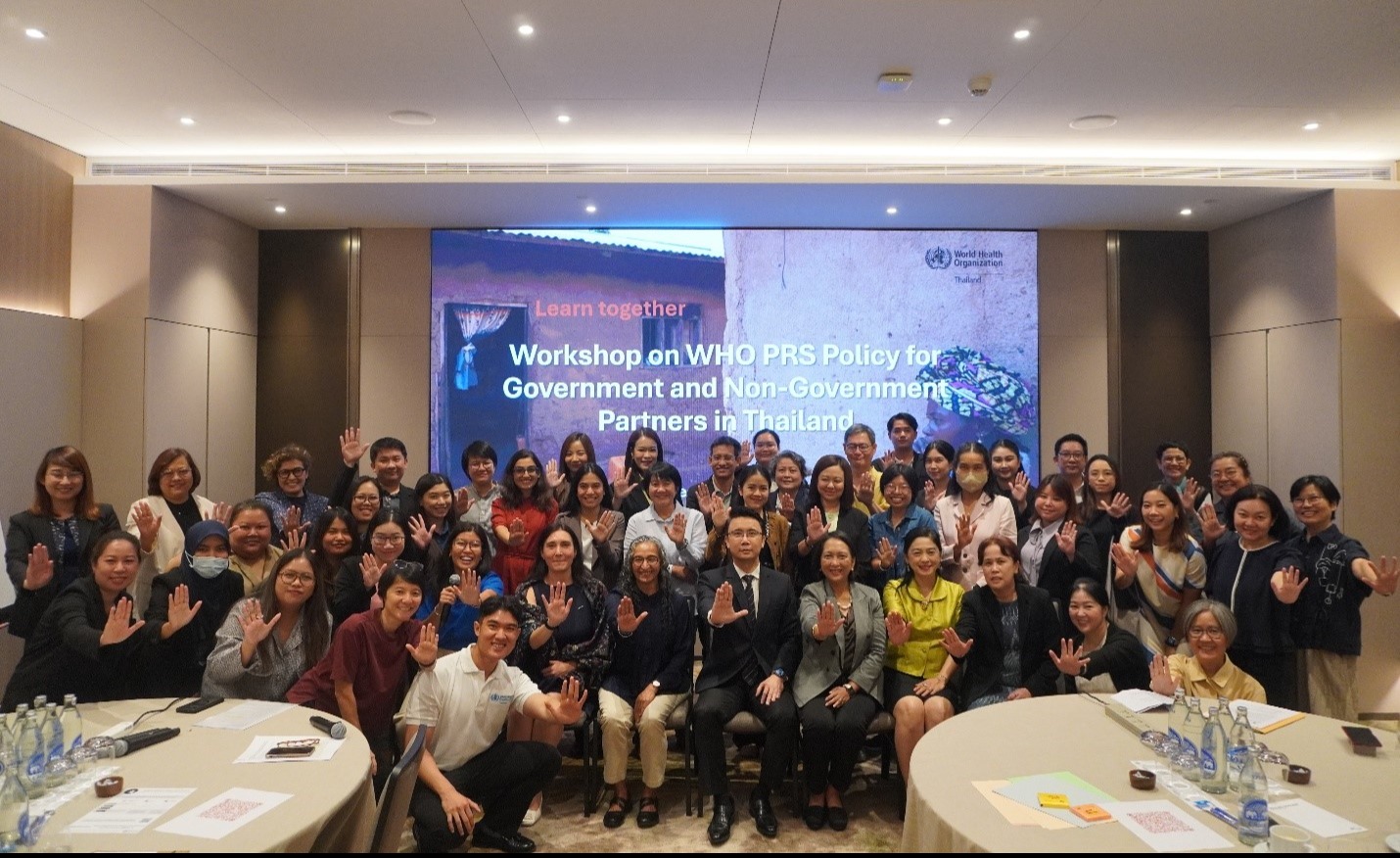 The Ministry of Public Health and WHO Thailand implementing partners came together to strengthen collaboration on Preventing and Responding to Sexual Misconduct (PRS)