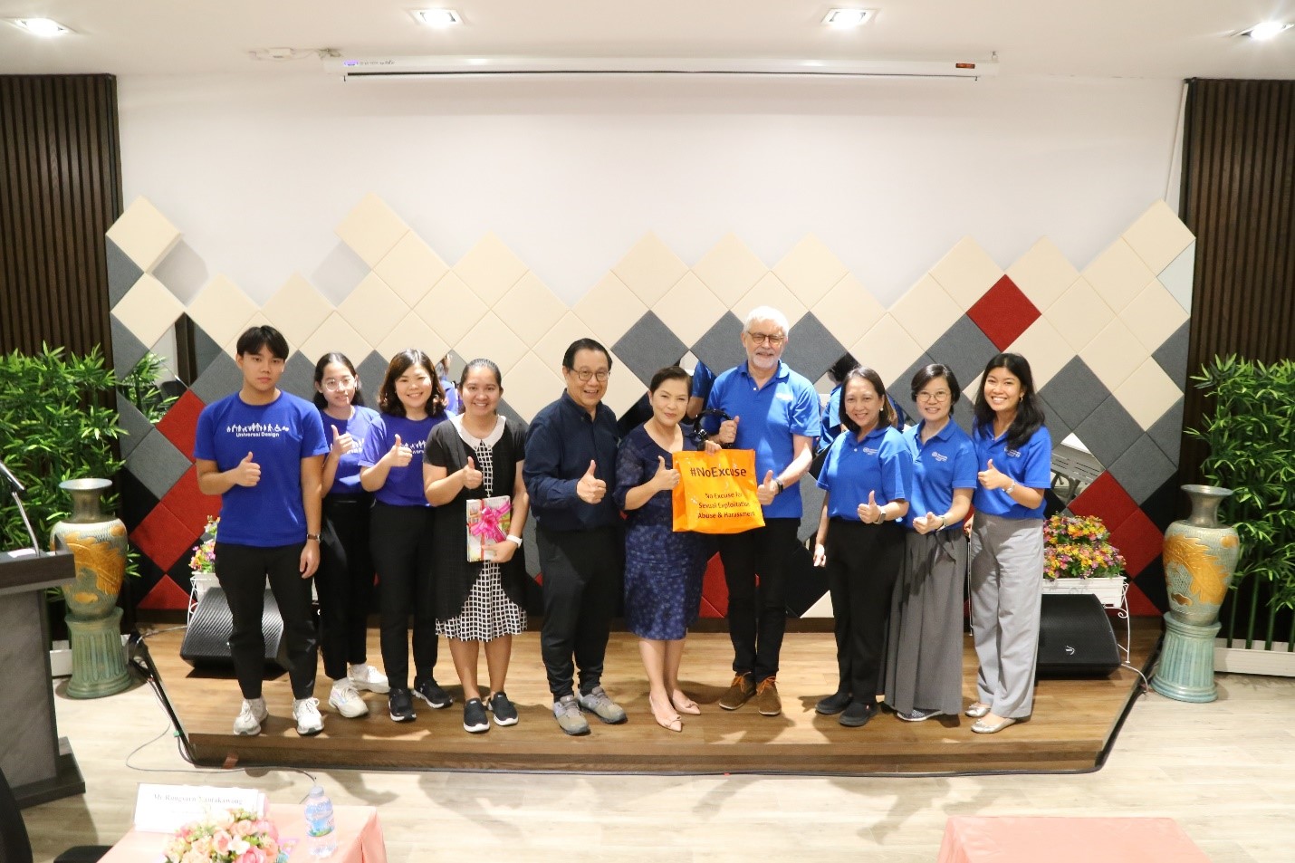WHO team met with the Public Health and Environment team of Bueng Yitho and the architect team from Chulalongkorn University’s Center of Excellence in Universal Design
