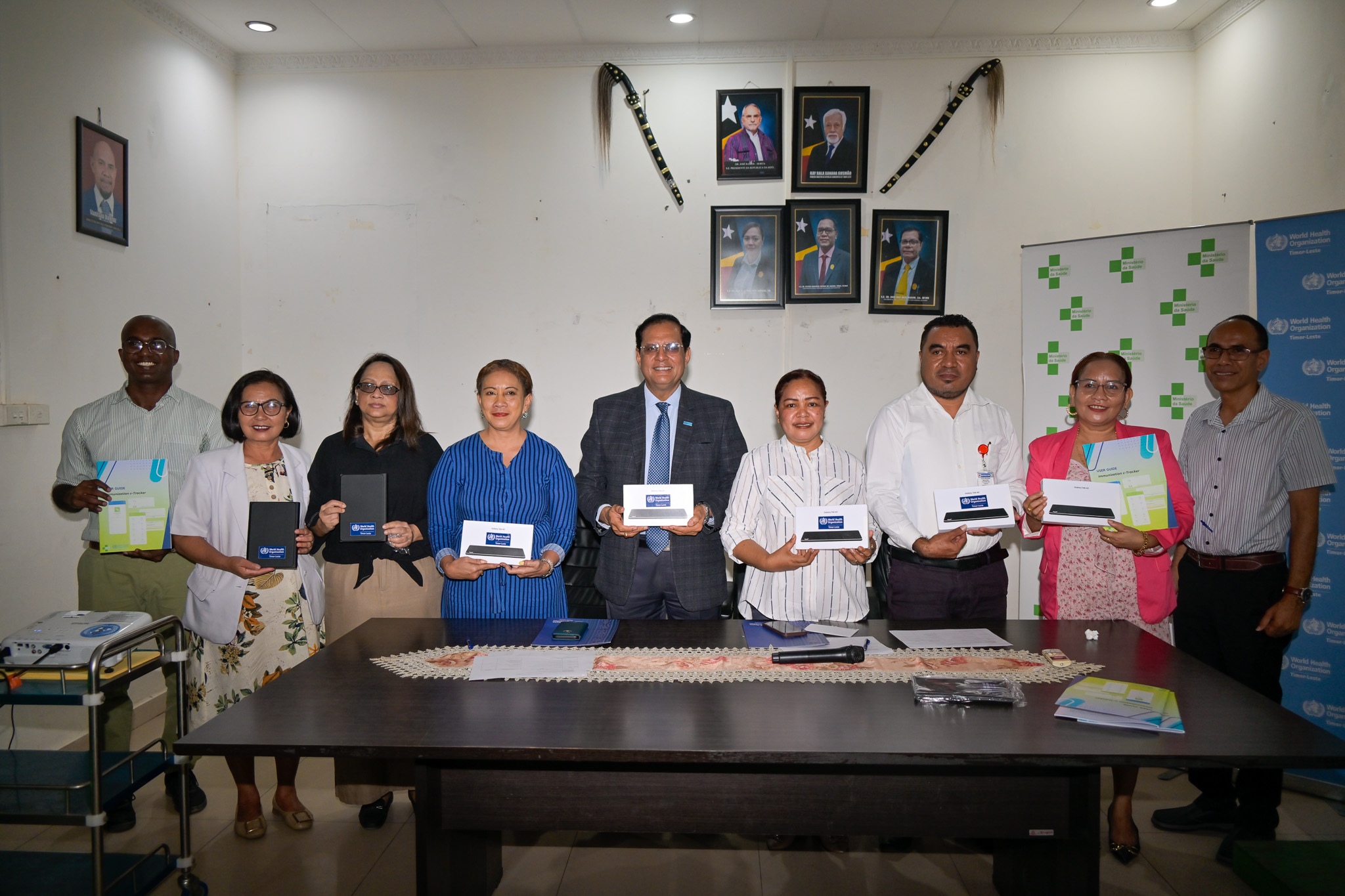 Handing over of Tablets for e-Tracker