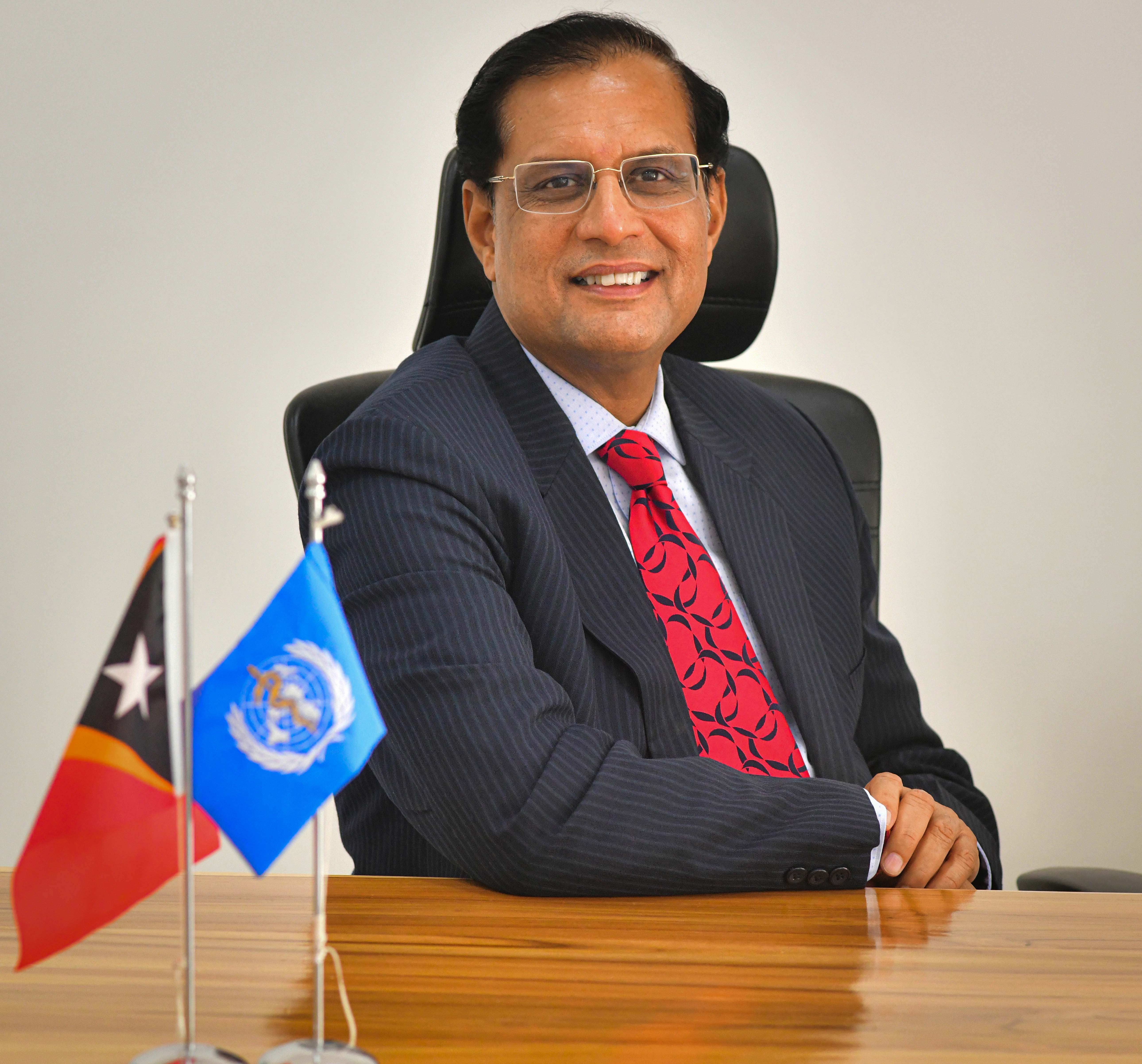 WHO representative Dr. Arvind Mathur