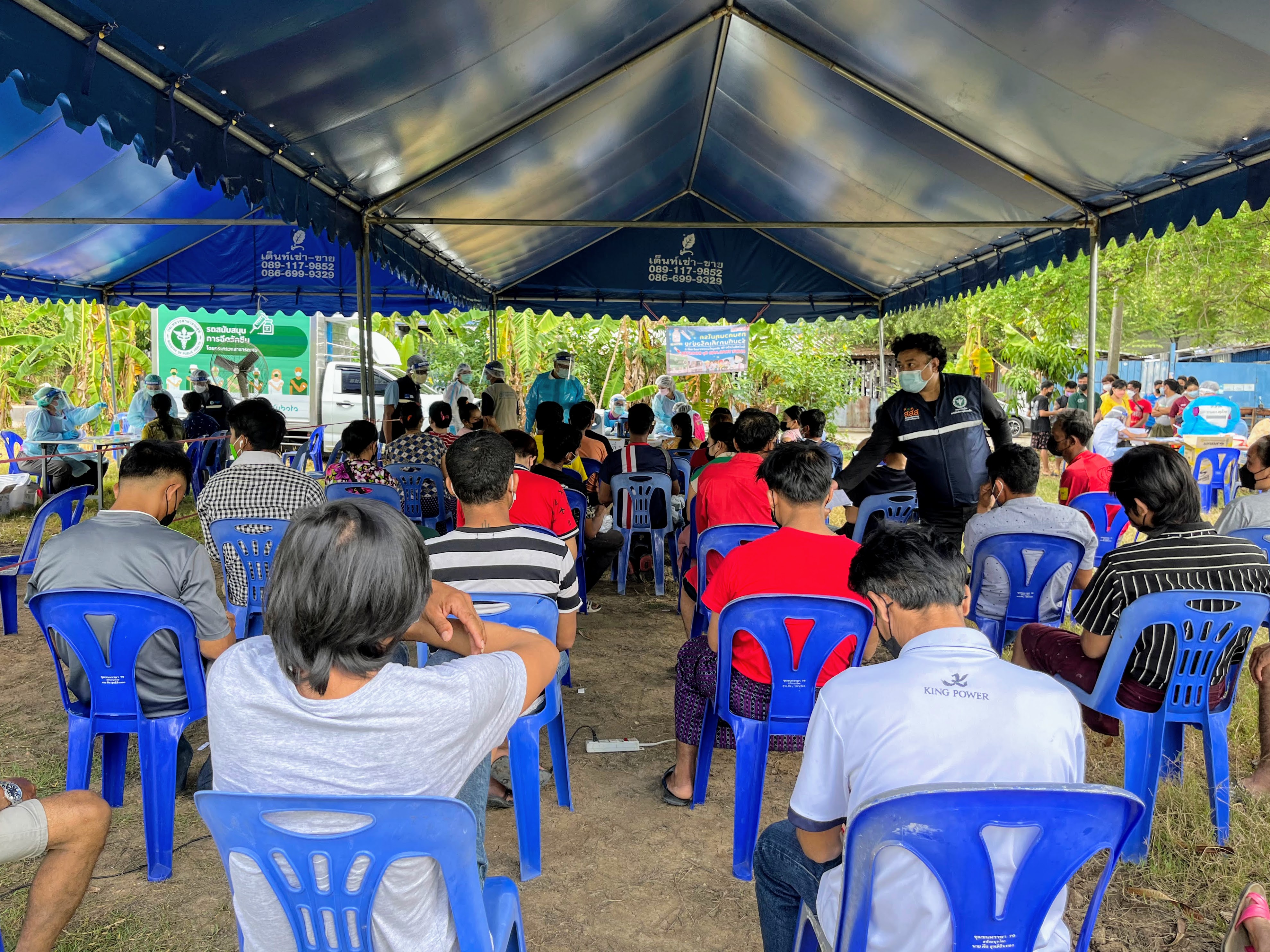 Mobile vaccination for migrant workers 24032022