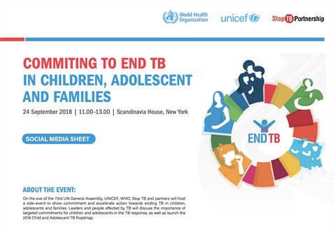 Committing to end TB in children, adolescents and families