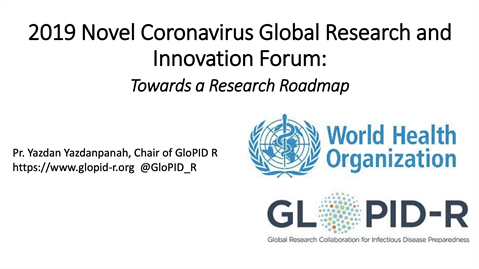 2019 Novel Coronavirus: Overview of the state of the art and outline of key knowledge gaps/slides