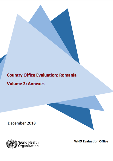 Country Office Evaluation: Romania - Volume 2: Annexes - December 2018