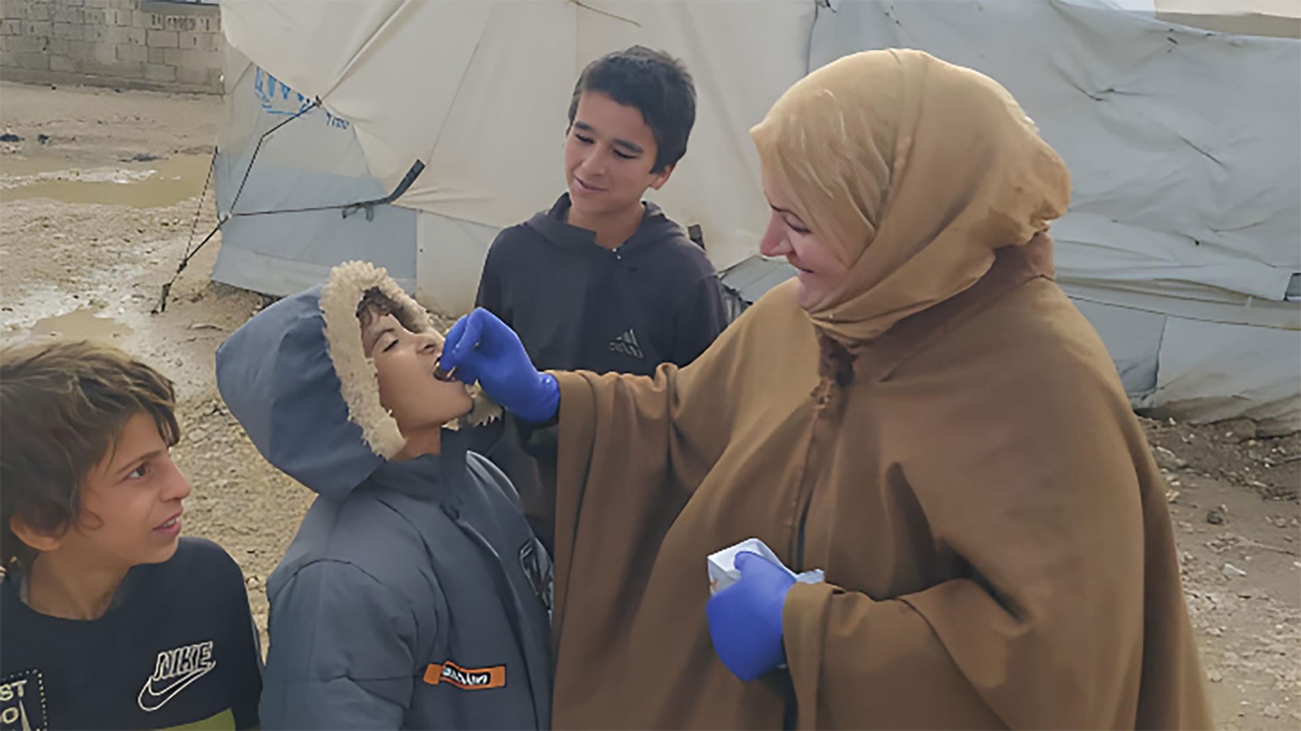 Oral cholera vaccine at Al-Hol camp