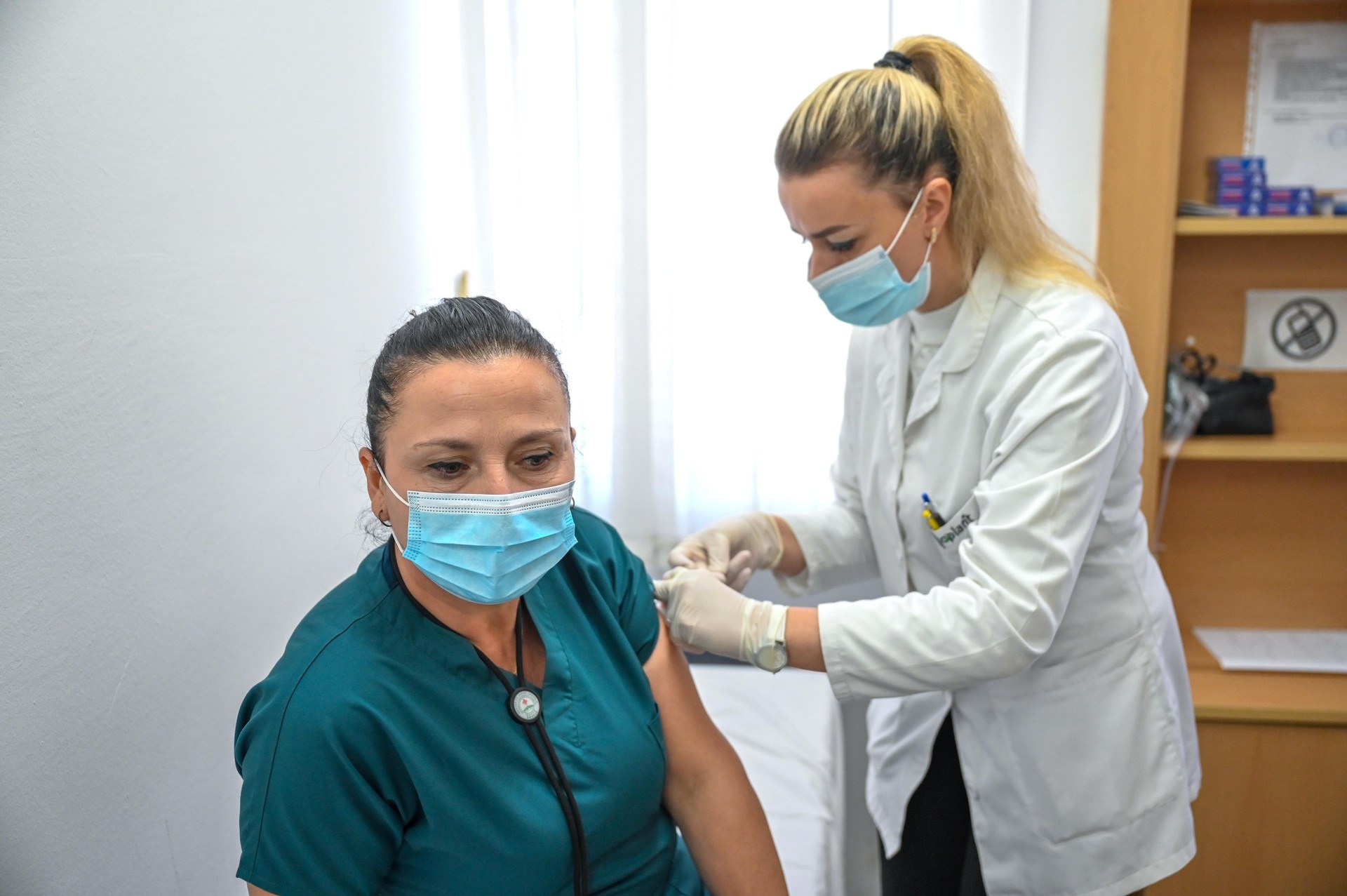 Health workers in North Macedonia urge vulnerable people get vaccinated against seasonal influenza
