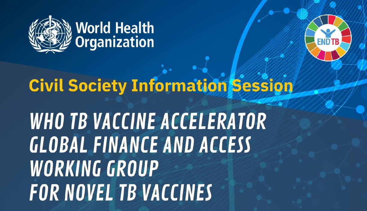 TB Vaccine Accelerator working group