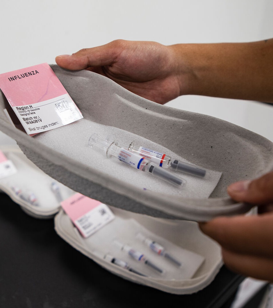 Influenza vaccinations seringue