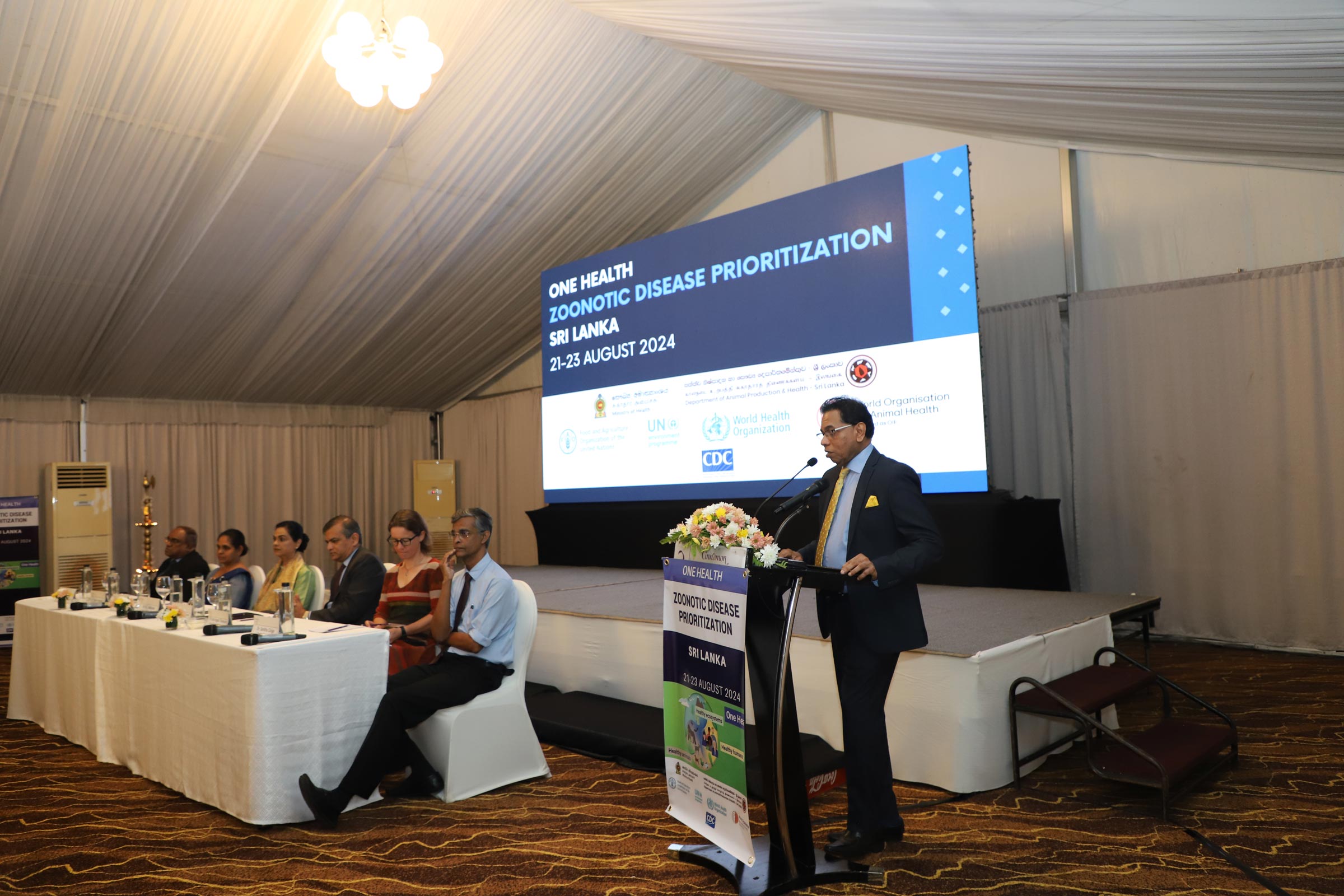 Dr Palitha Mahipala Addressing Conference Participants