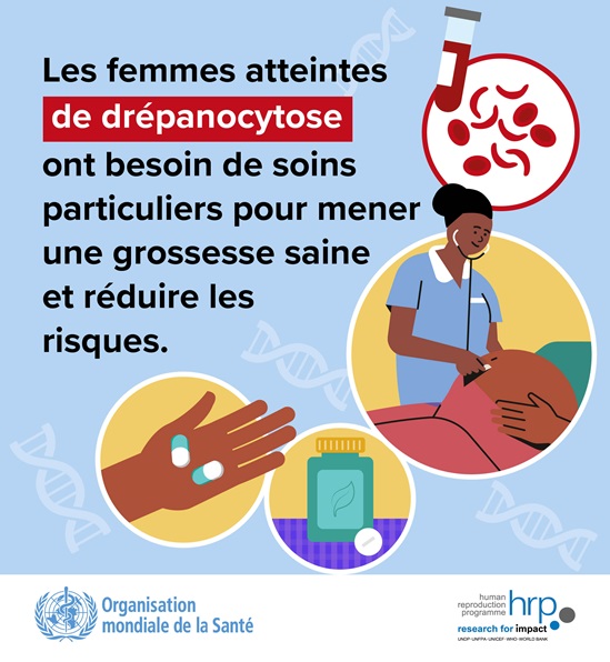 Les femmes atteintes de drépanocytose ont besoin de soins particuliers pour mener une grossesse saine et réduire les risques.