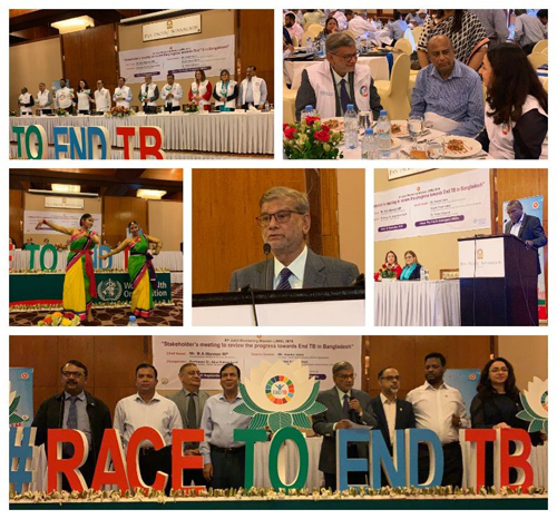 Race to End TB campaign launched in Bangladesh by Honourable Minister of Planning Mr M.A. Mannan 
