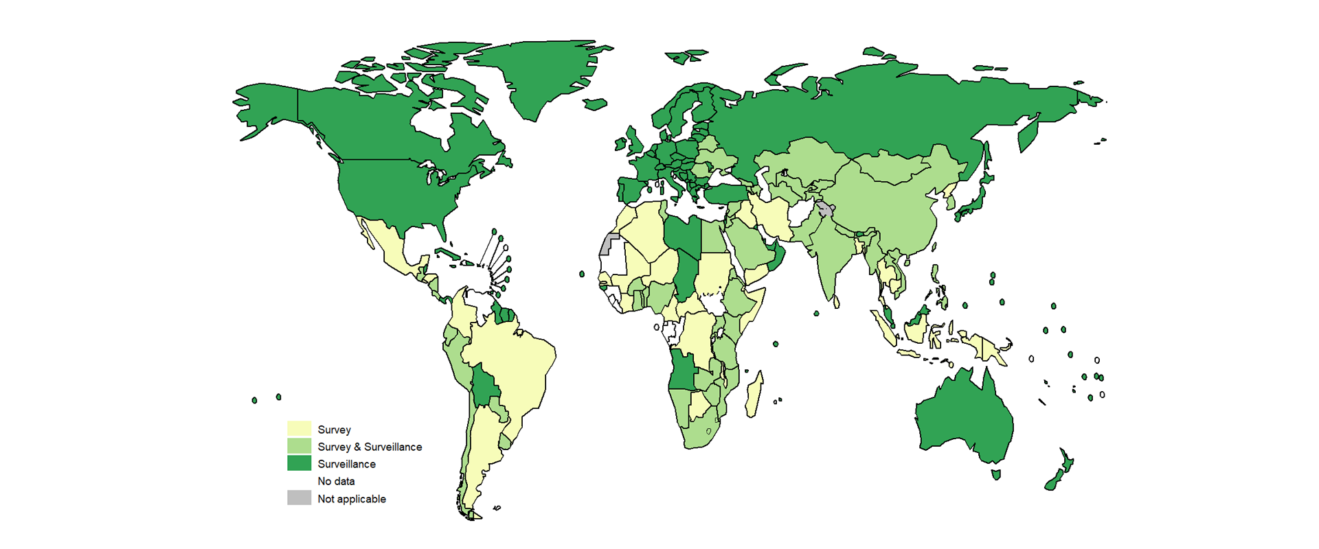 Map showing Source of data for rifampicin resistance among new cases Map showing Source of data for rifampicin resistance among new cases