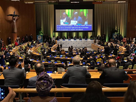 opening session un high level meeting on uhc universal health coverage 2019