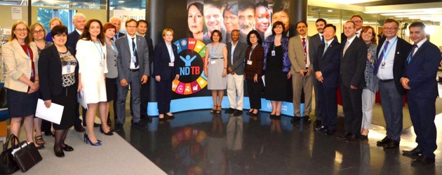 Participants at Steering Committee meeting for the WHO Ministerial Conference to End TB.