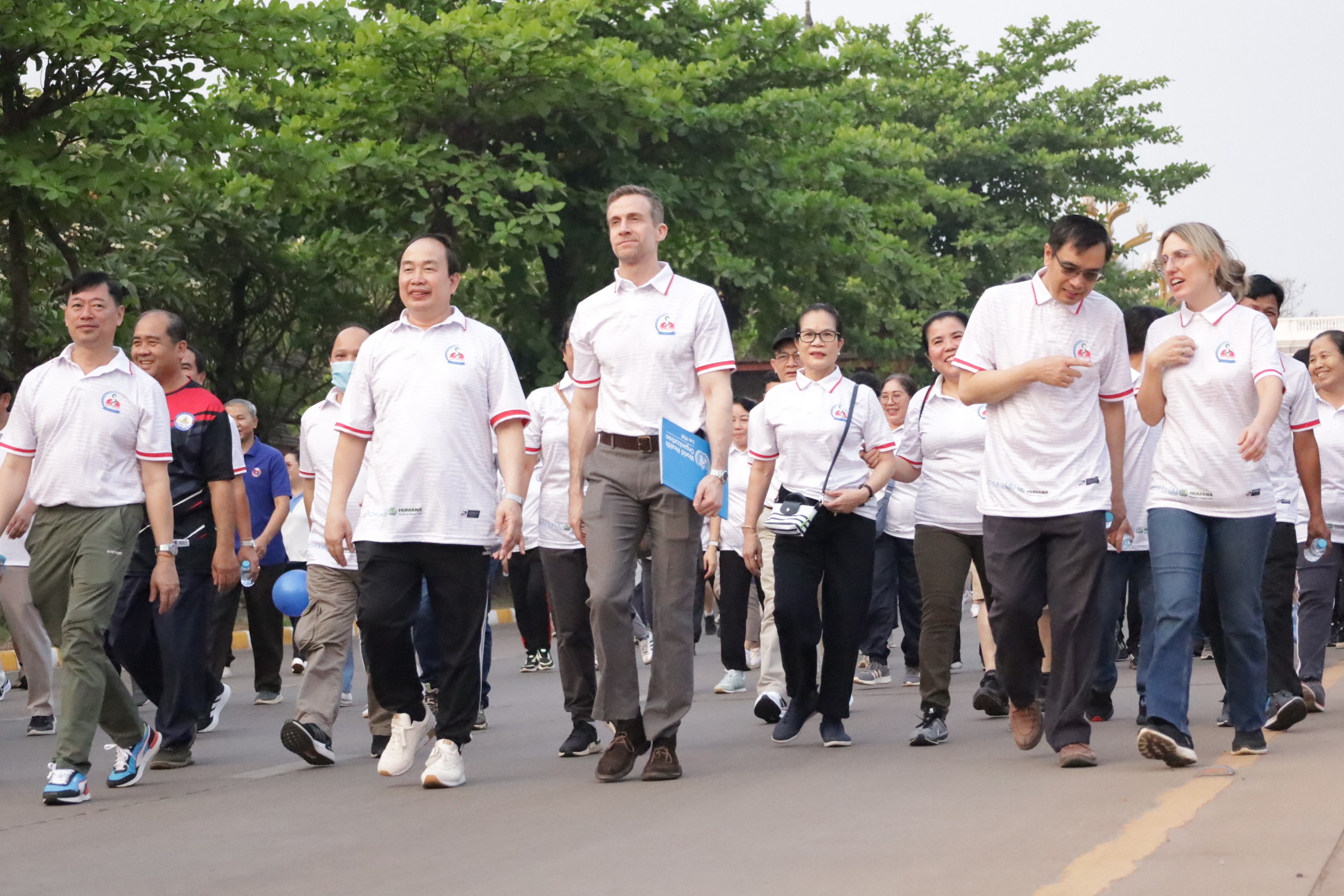 WHO Deputy Representative and Vice Minister of  Ministry of Health celebrated  WTBD