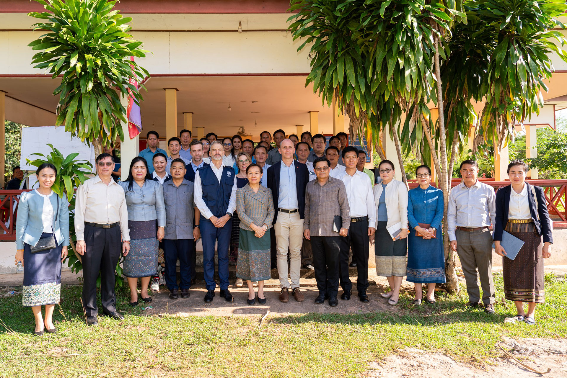 Senior officials undertook a high-level field visit to Khong District