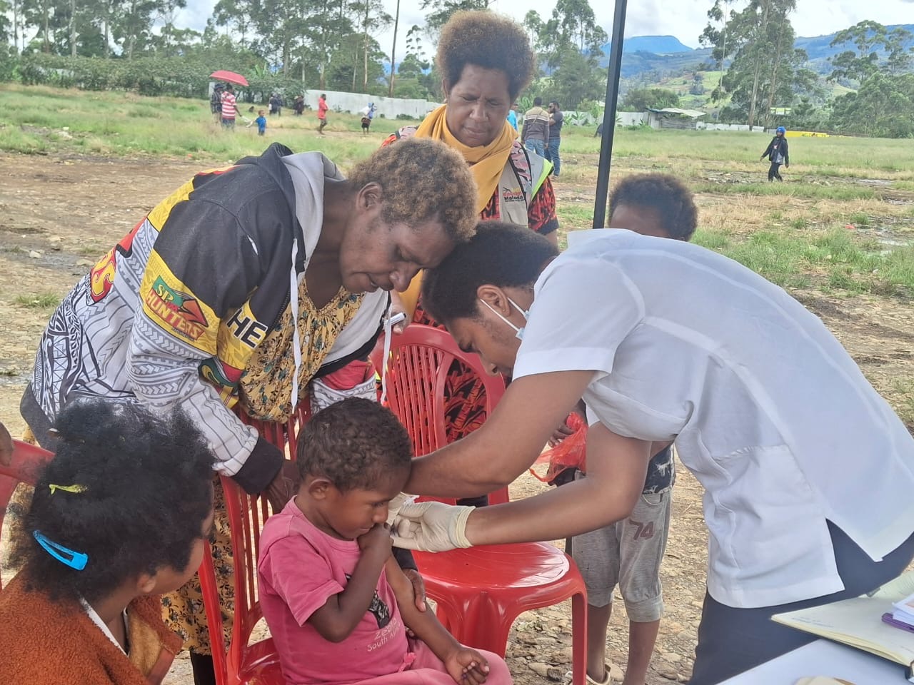 PNG Launchers Polio campaign for round 2 Mass vaccination