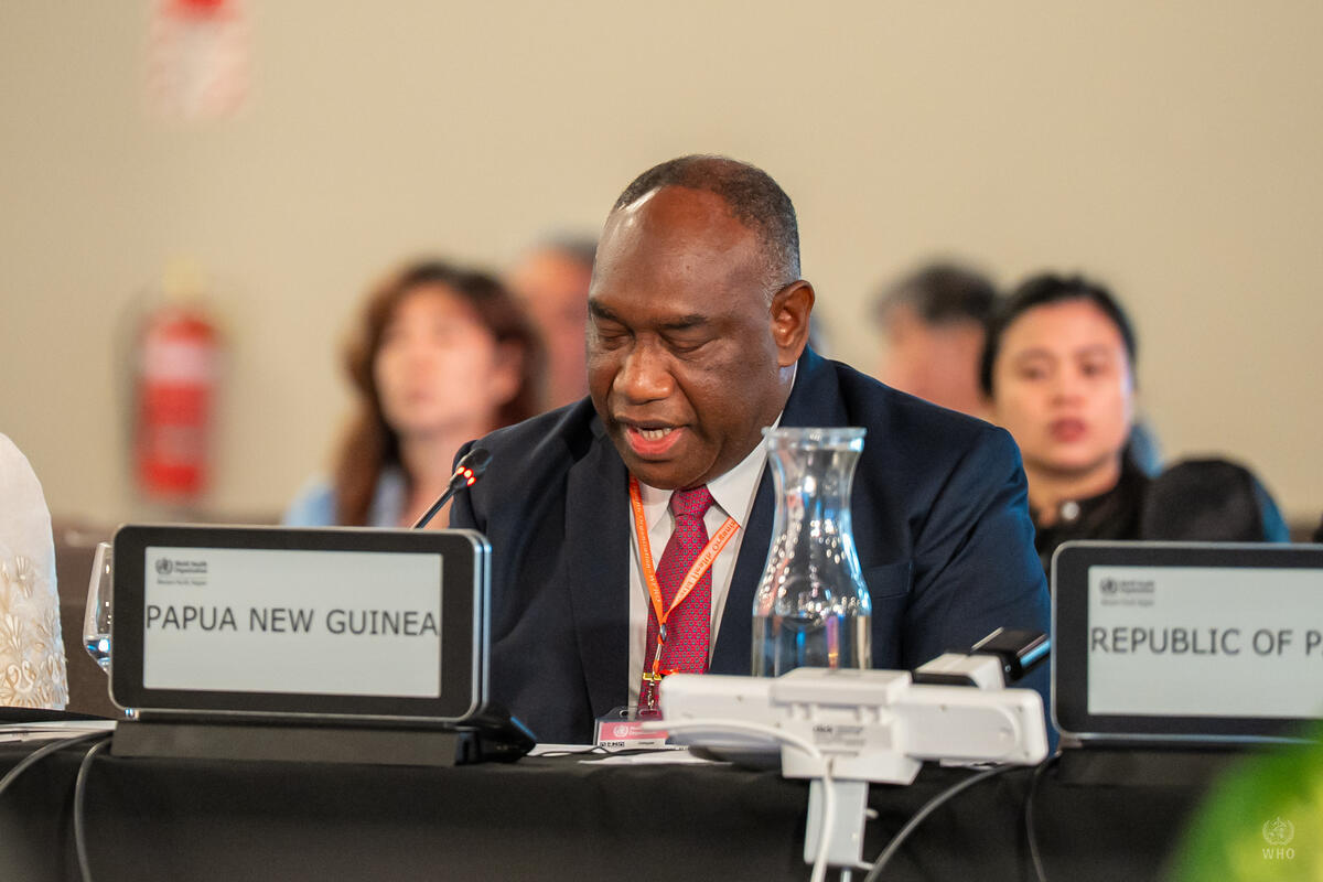 WHO PNG and PNG NDoH at 76 RCM