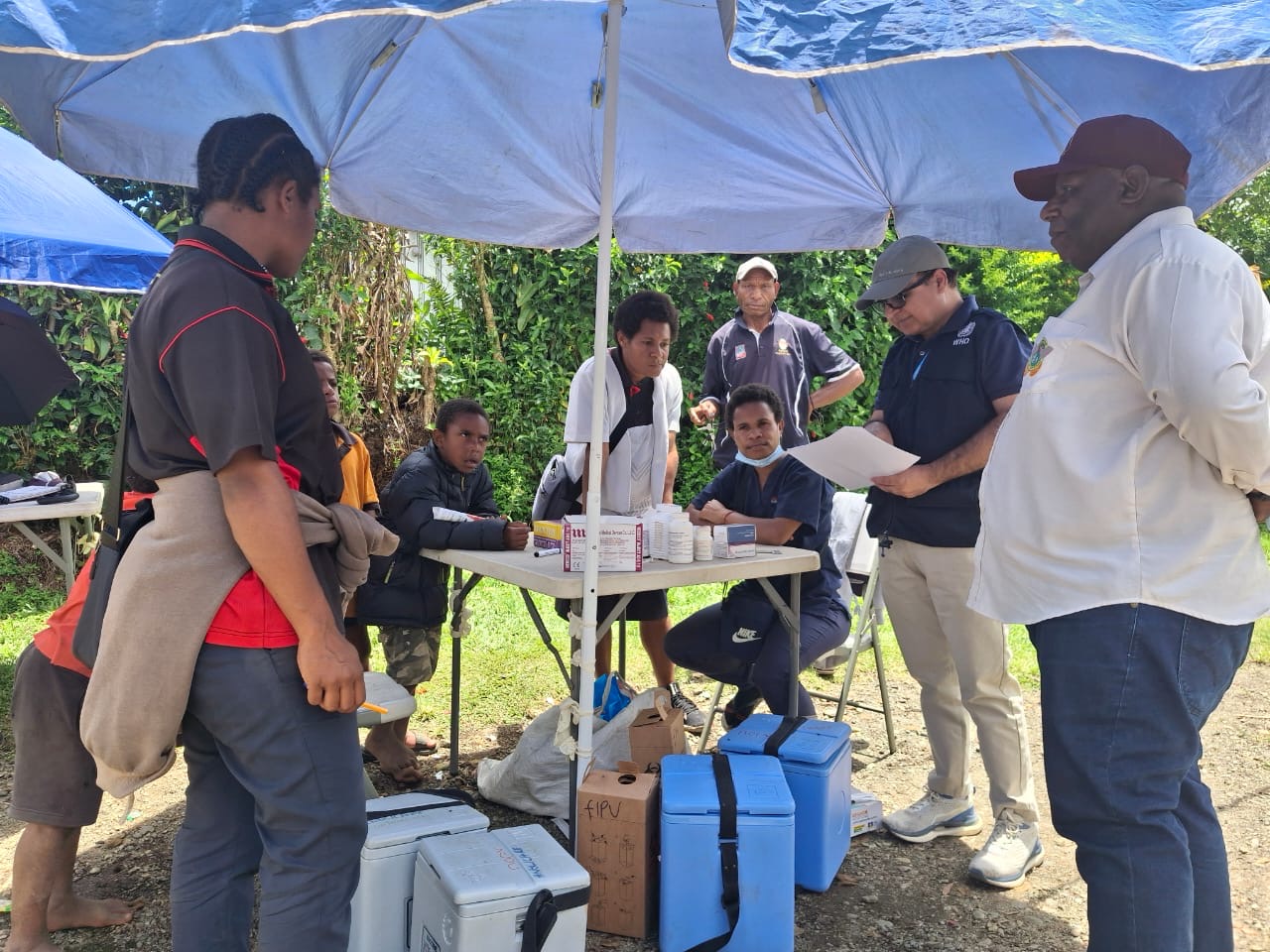 PNG Launchers Polio campaign for round 2 Mass vaccination