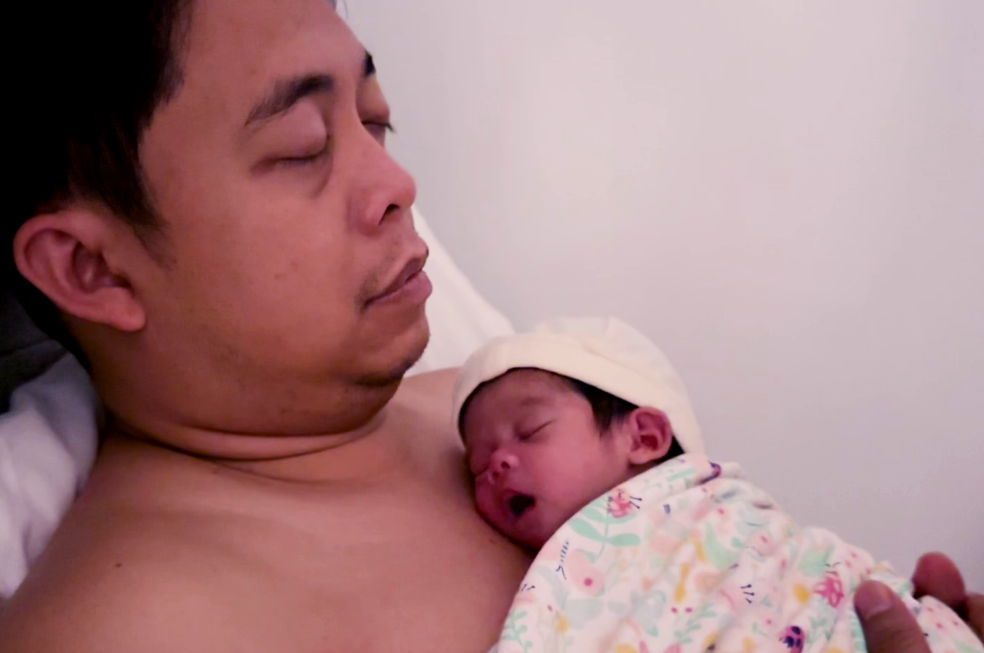 A father with his baby